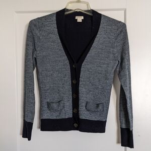 J. Crew Wool Blend Lightweight Cardigan